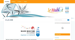 Desktop Screenshot of lehublot.ca